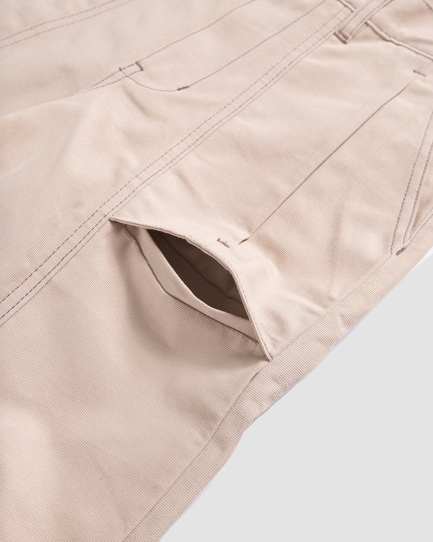 Beige Glide Canvas Pants