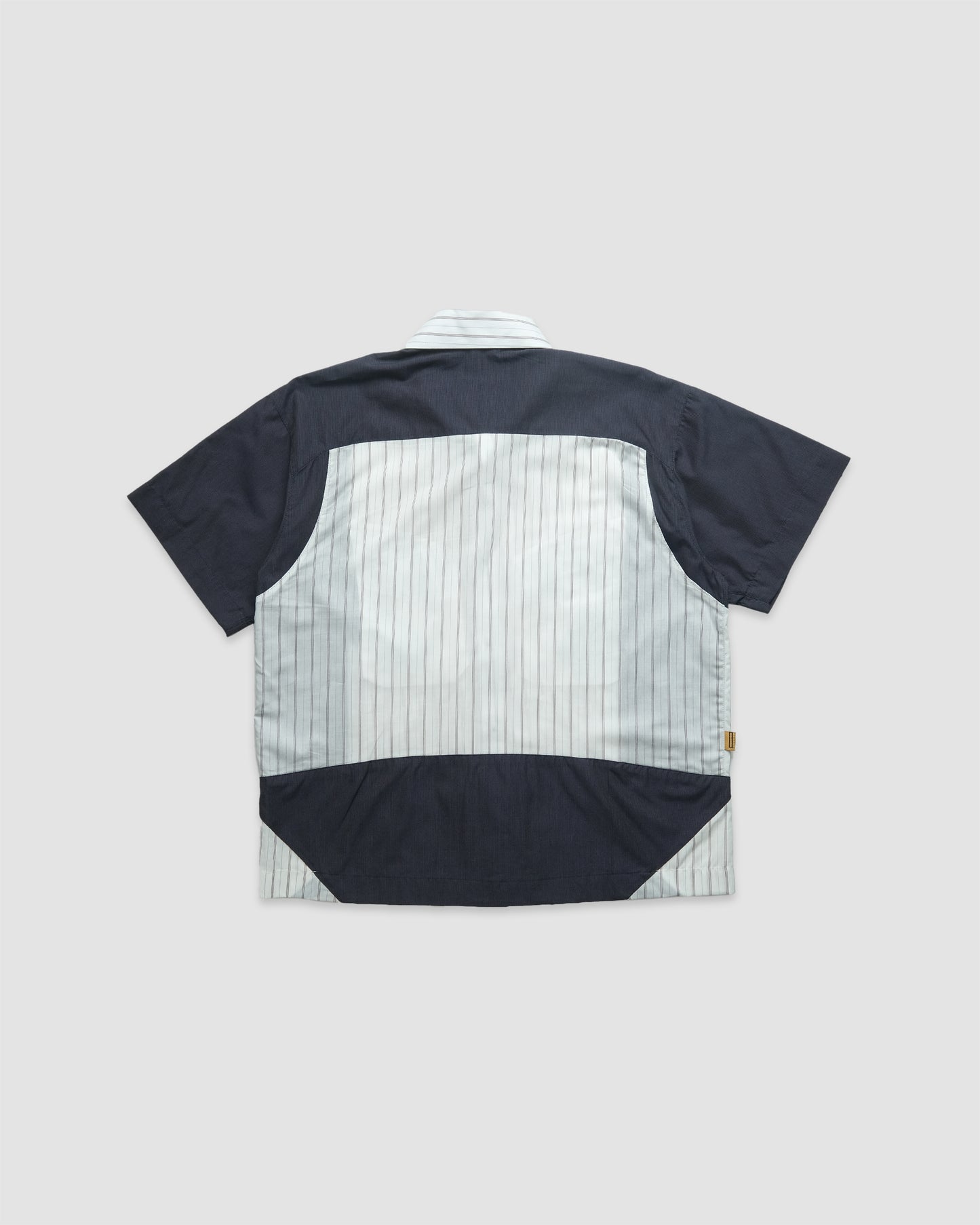 Taper Short Sleeve Button Up (White)