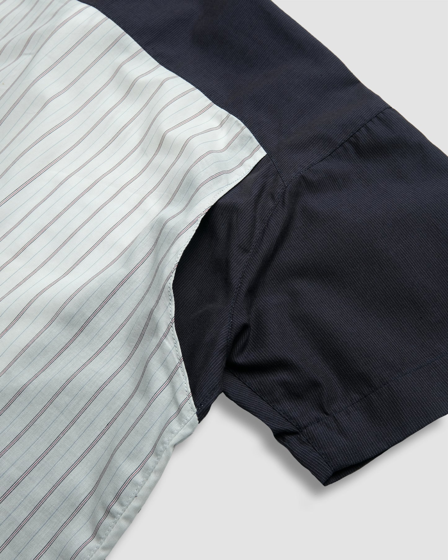 Taper Short Sleeve Button Up (White)