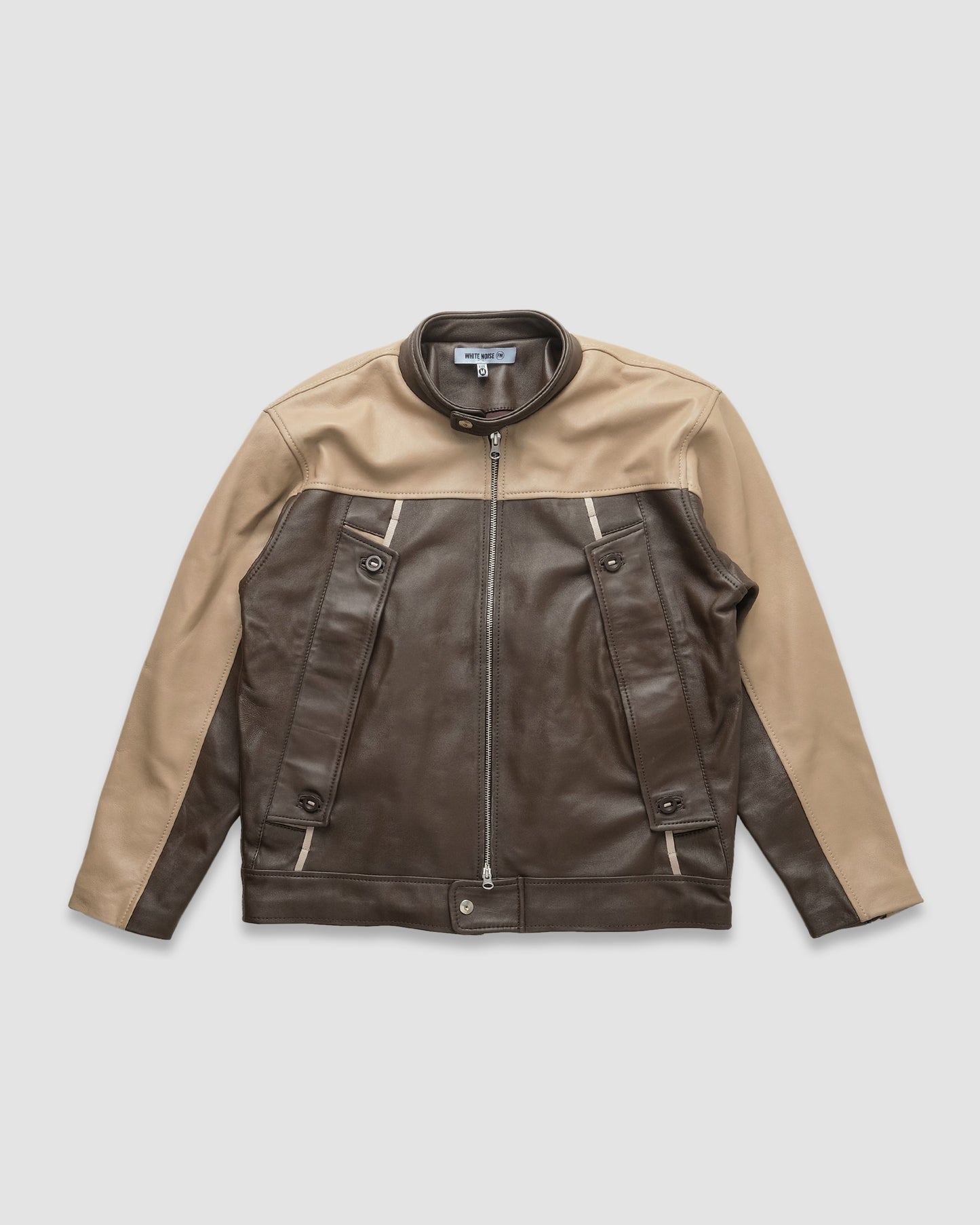 Flap Leather Rider Jacket