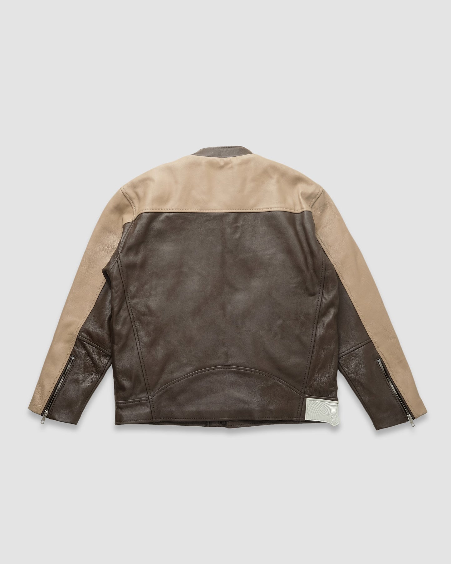 Flap Leather Rider Jacket