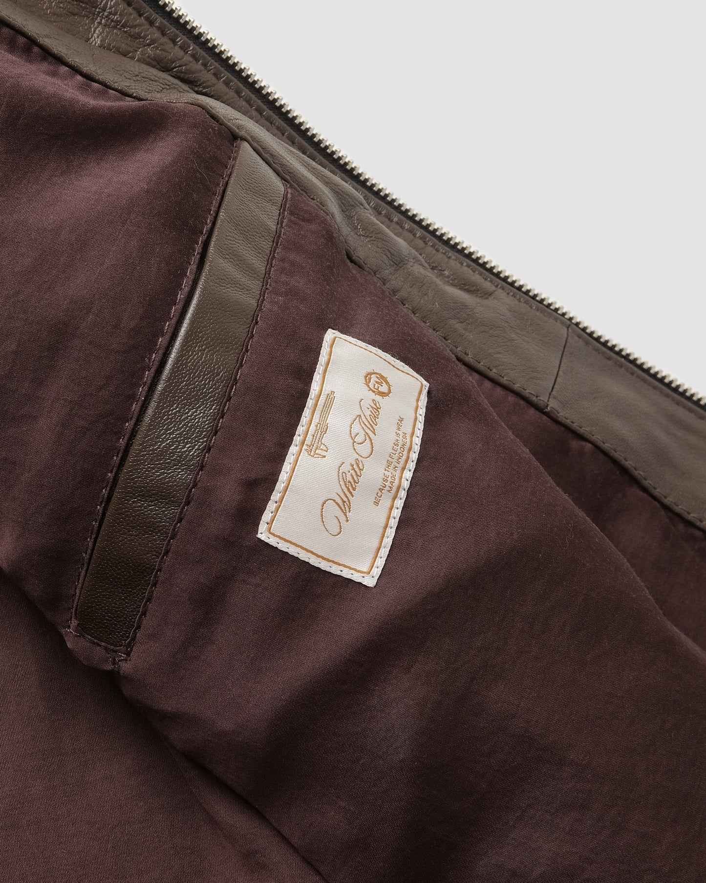 Flap Leather Rider Jacket