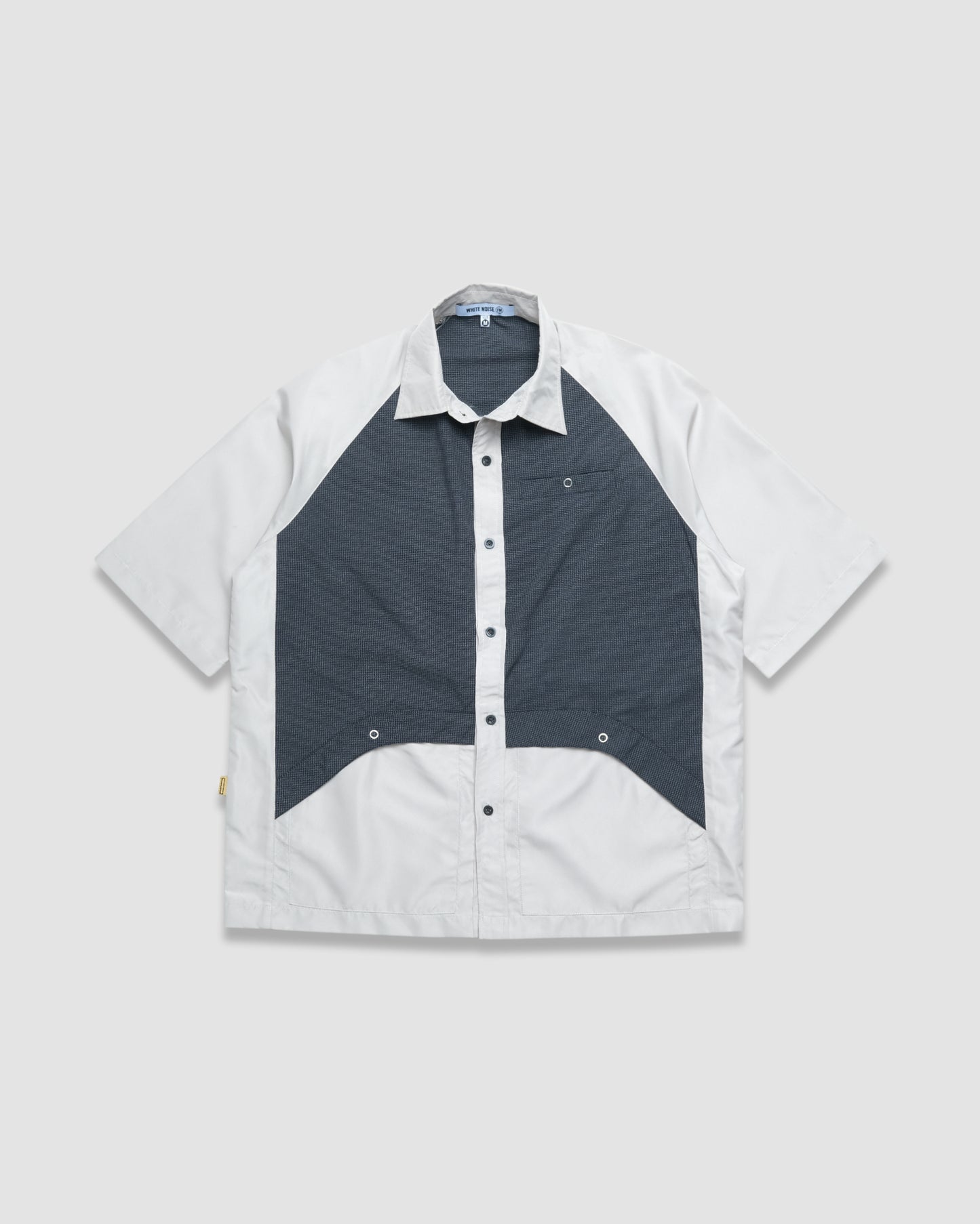 Stable Short Sleeve Button-Up Shirt (Eggshell)