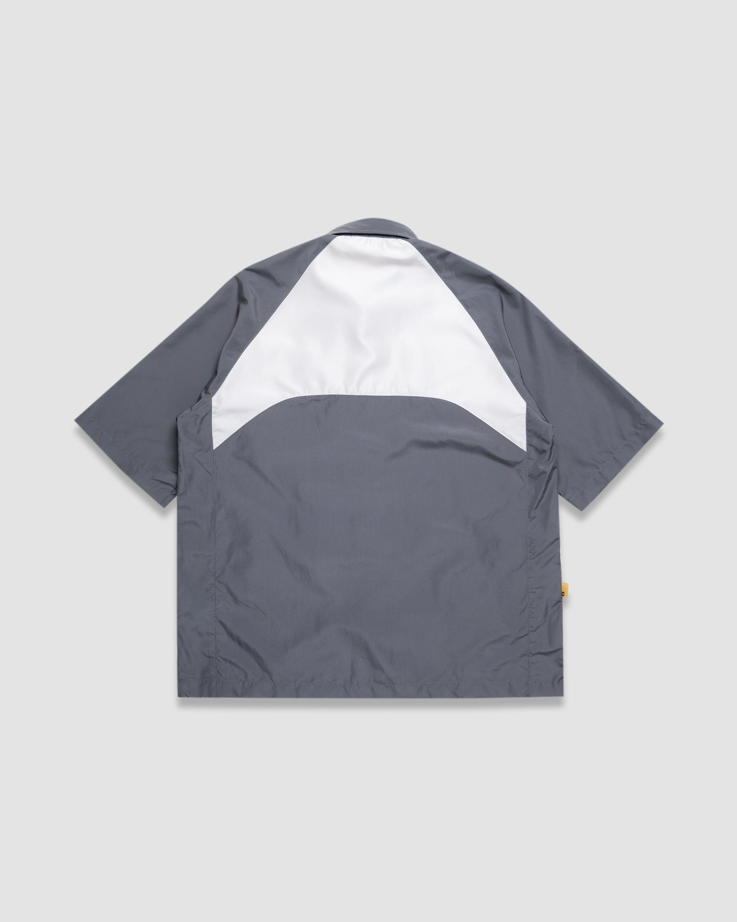 Stable Short Sleeve Button-Up Shirt (Grey)