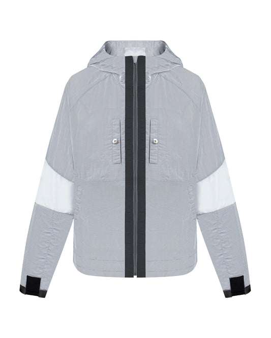 Translucent Thumbslot Jacket (Grey)