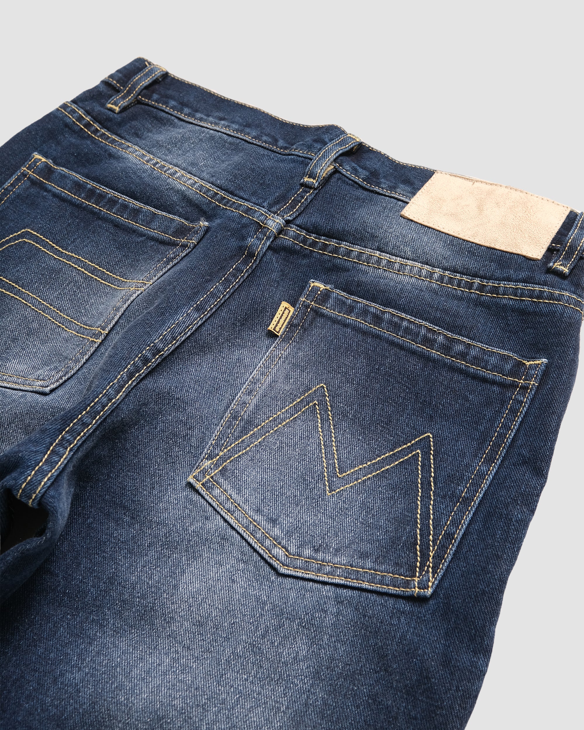 【Anyone more】Timber Hem Snap Washing Denim Pants unknown_season_MENS_MDS2529-