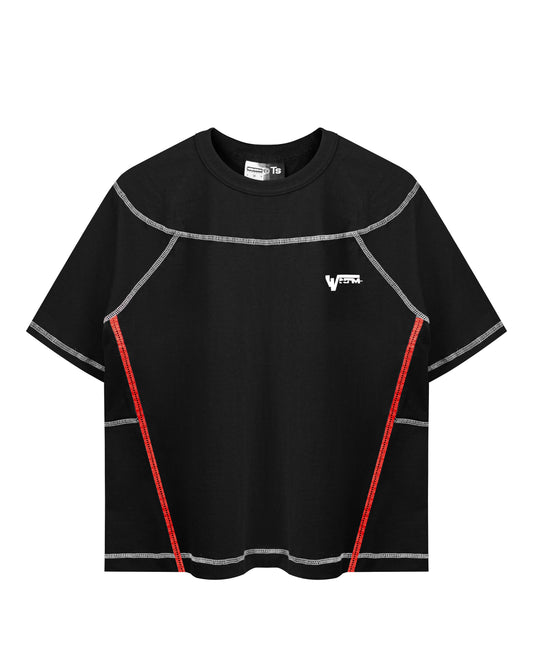 Spectral Panel Tee - Black