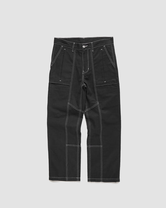 Black Glide Canvas Pants