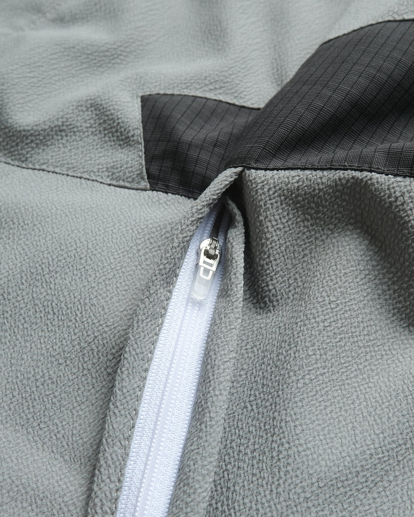 Taper Short Sleeve Button Up (Mist Grey)
