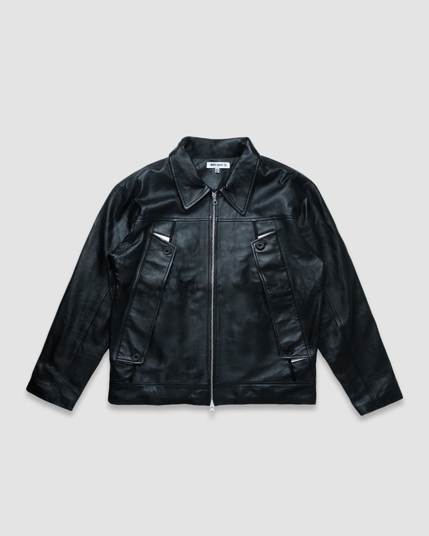 Flap Leather Chore Jacket