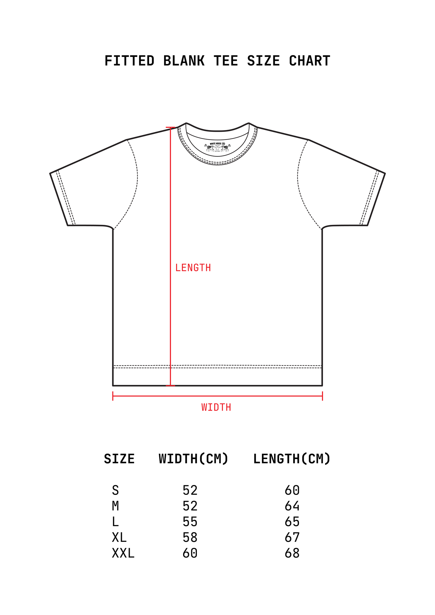 Fitted Tees - Pack of 2 (White)