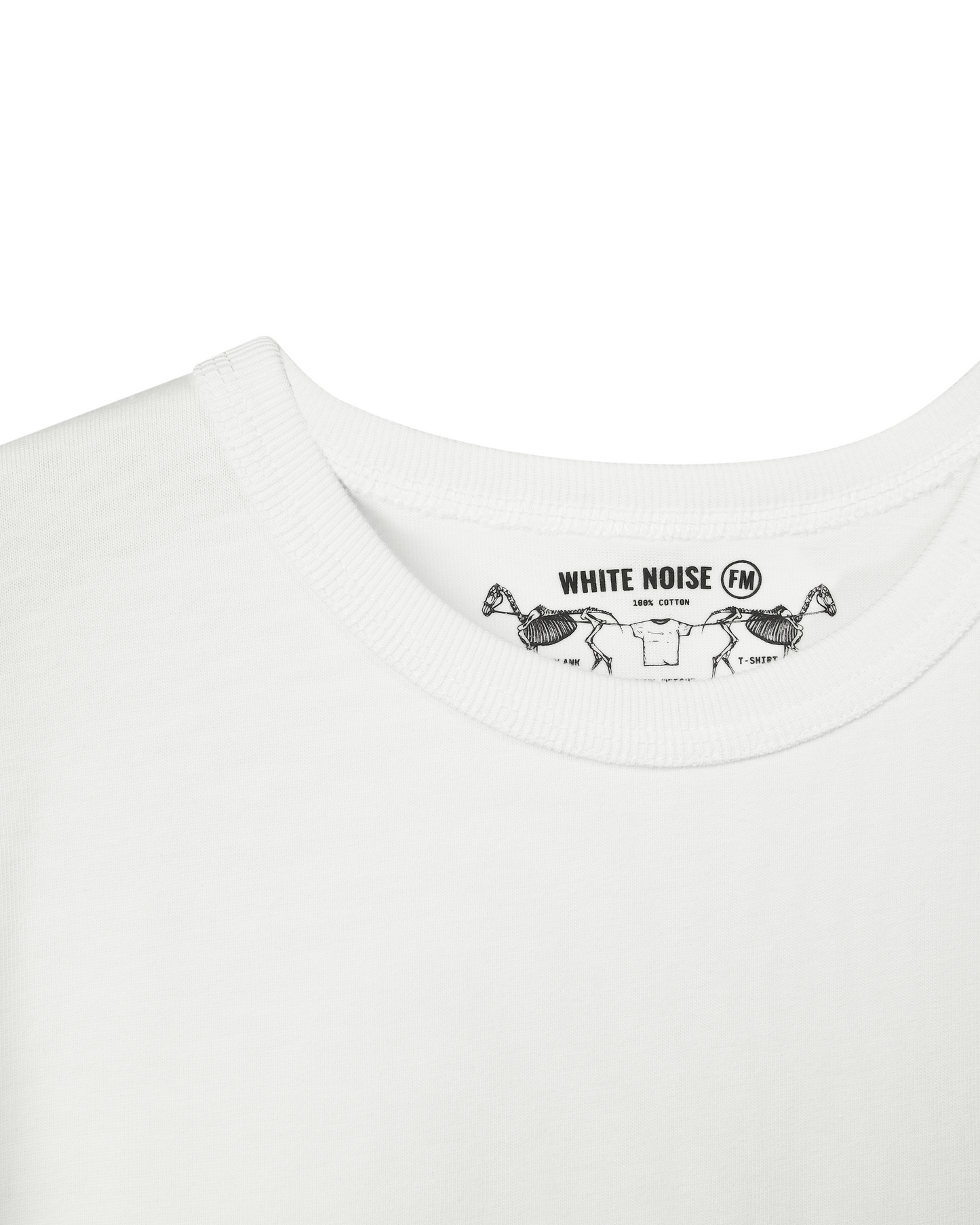 Fitted Tee ADV - Natural Cotton White