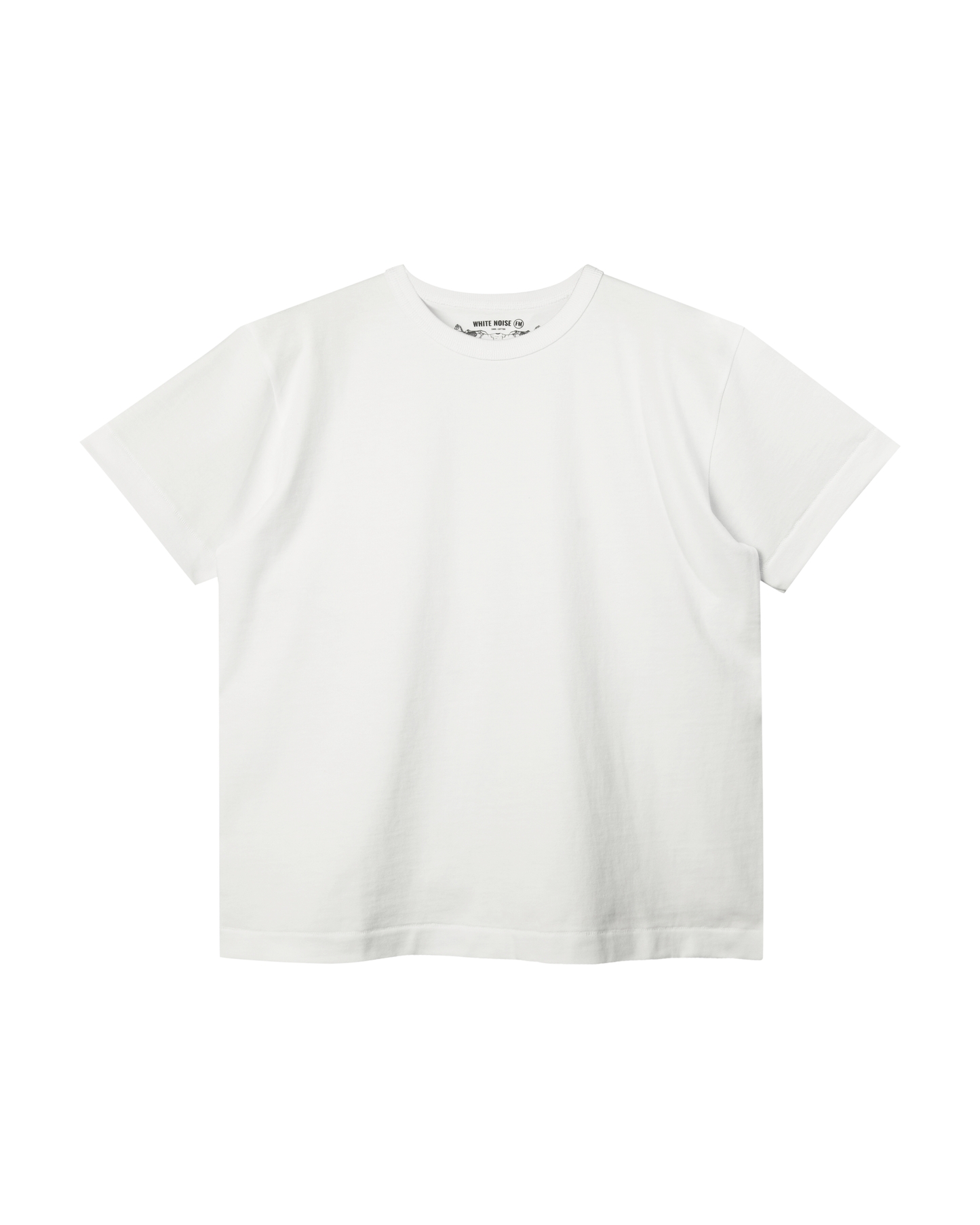 Fitted Tee ADV - Natural Cotton White