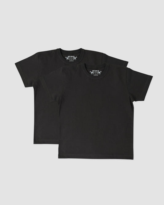 Fitted Tees - Pack of 2 (Dark Grey)