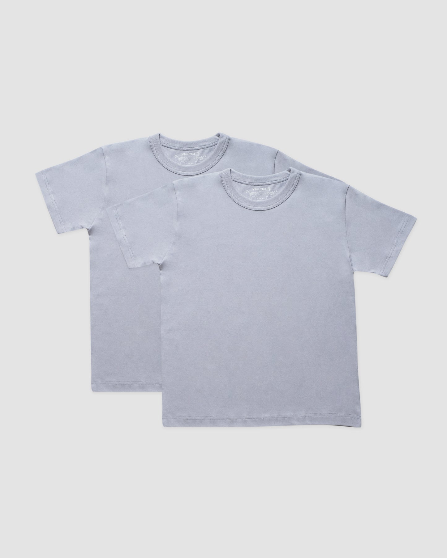 Fitted Tees - Pack of 2 (Lunar Grey)