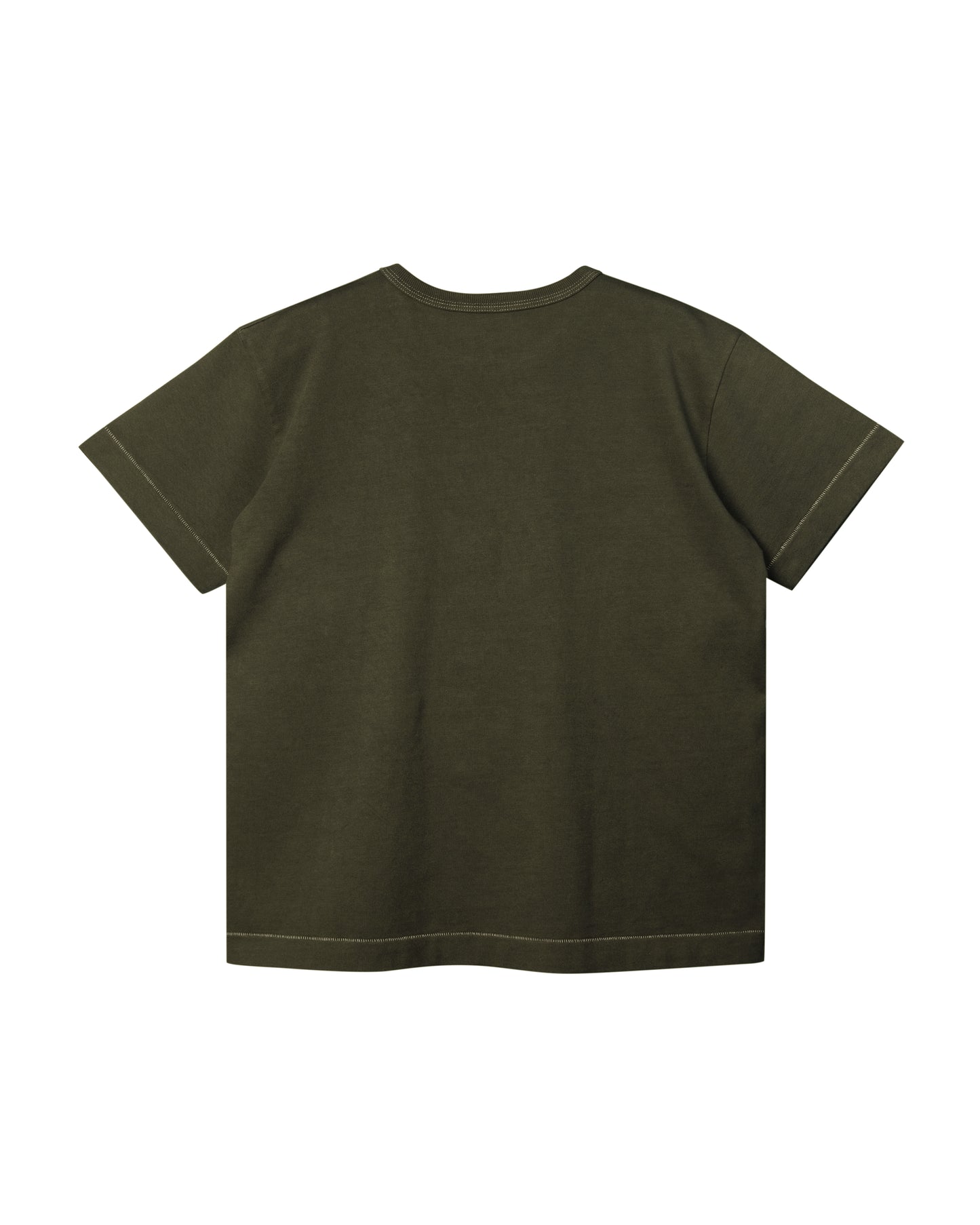 Fitted Tee ADV - Garment Dyed Burnt Olive