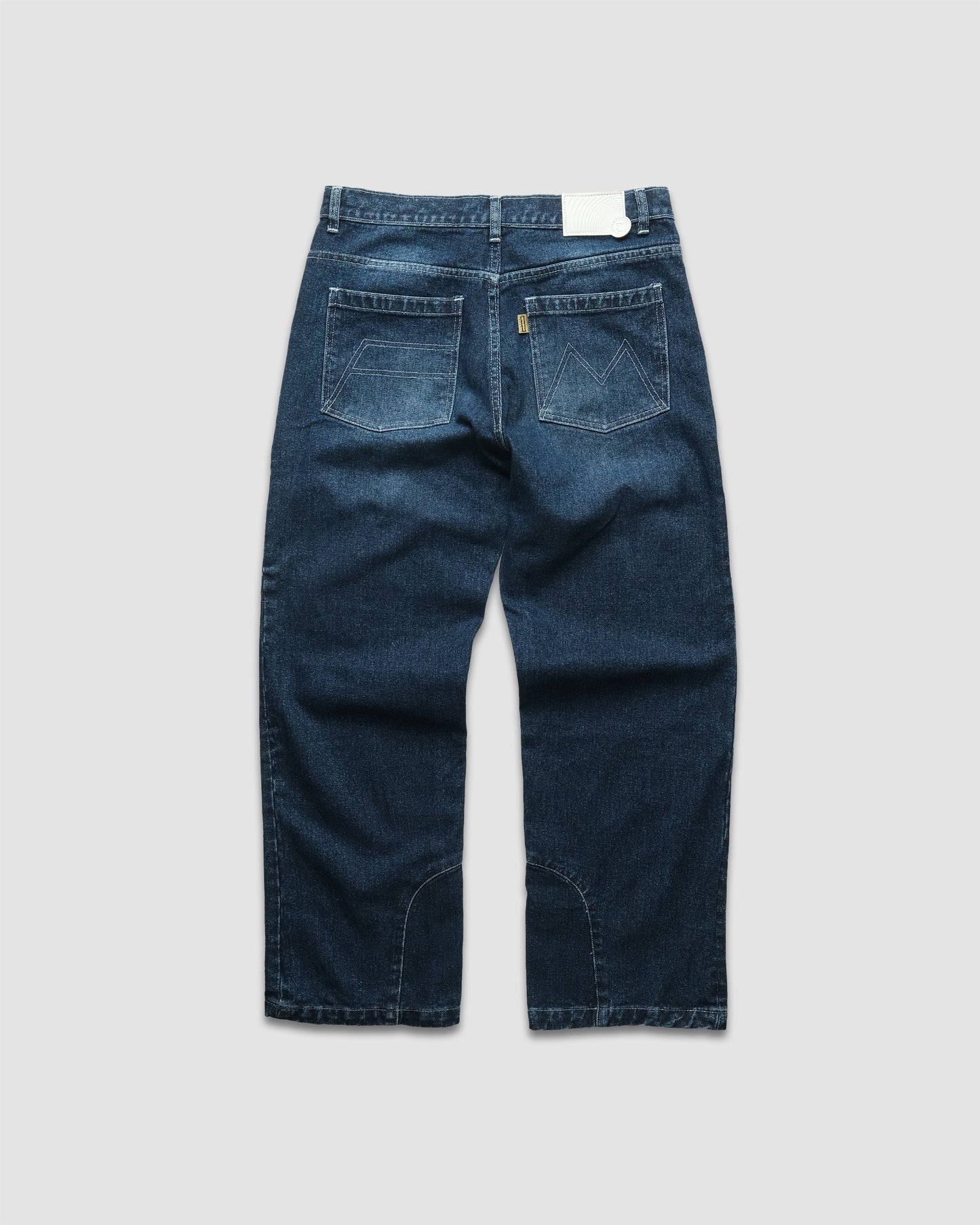 Sliced Washed Blue Denim Pants SS25