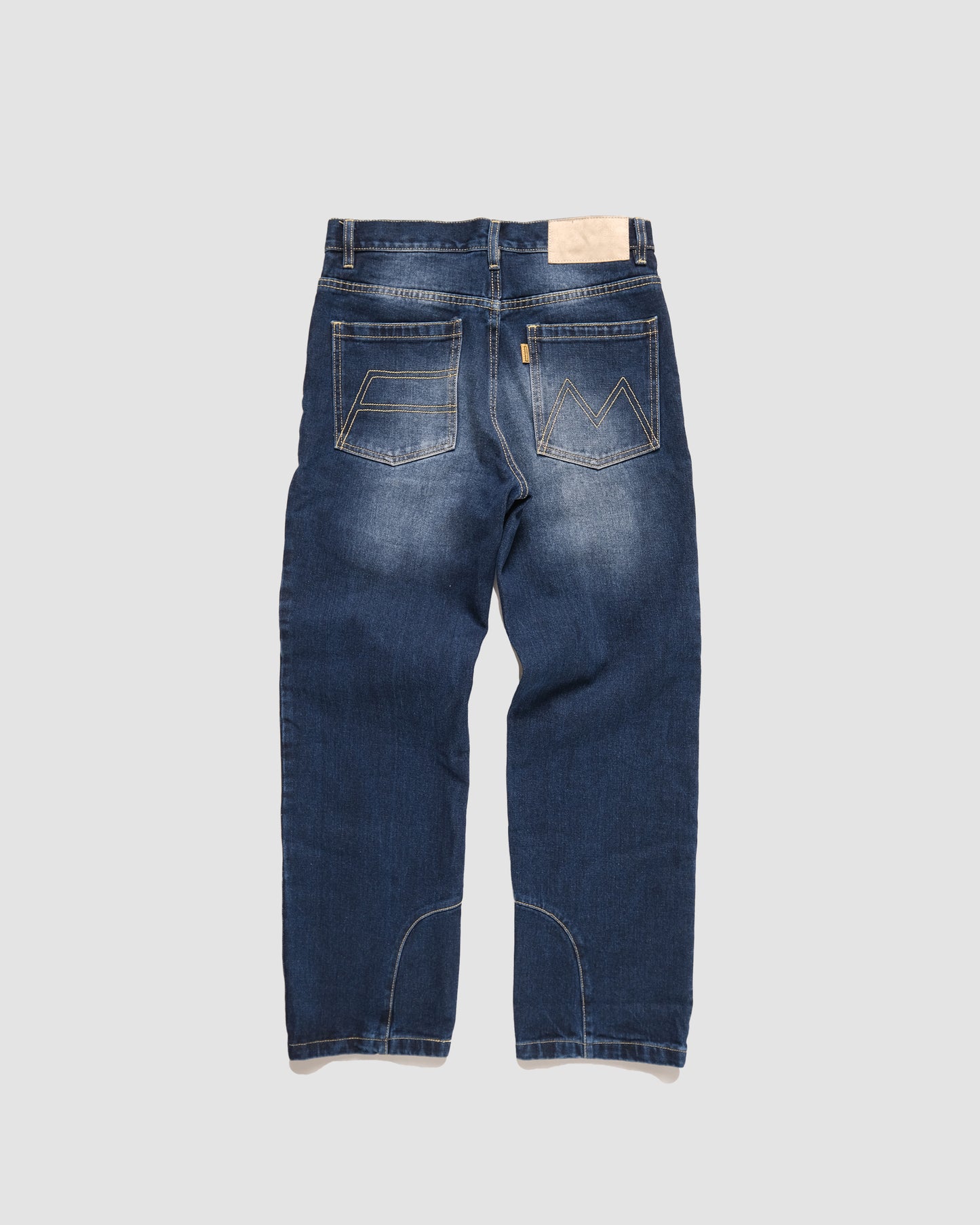 Washed Denim Pants